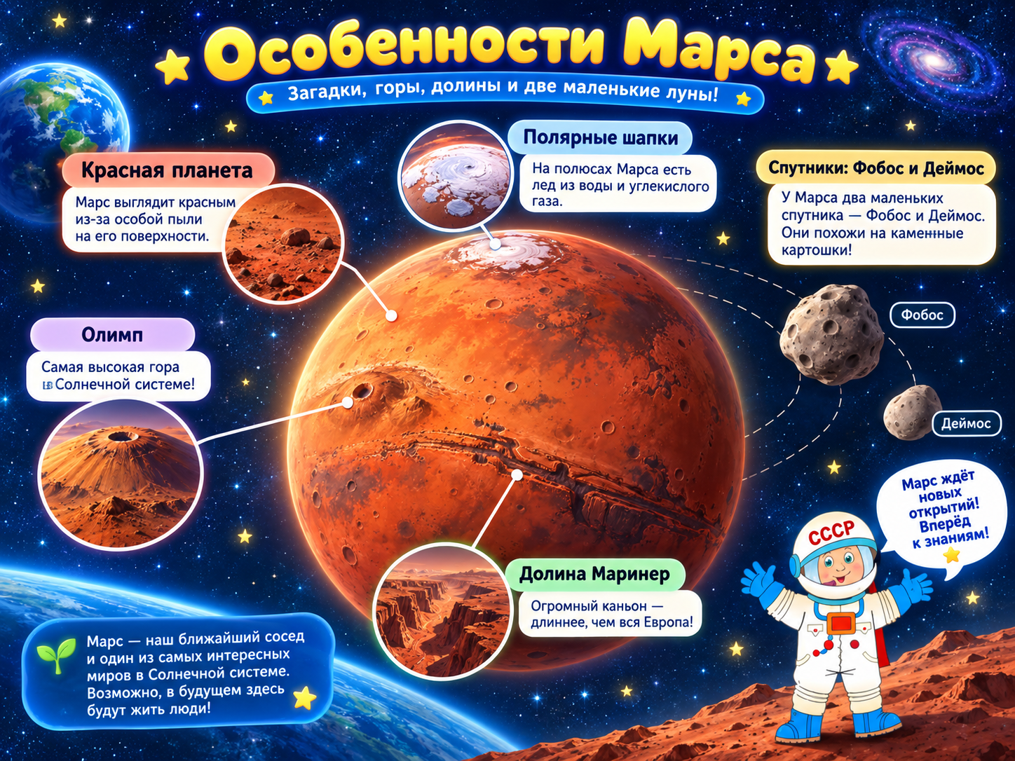 Особенности Марса
