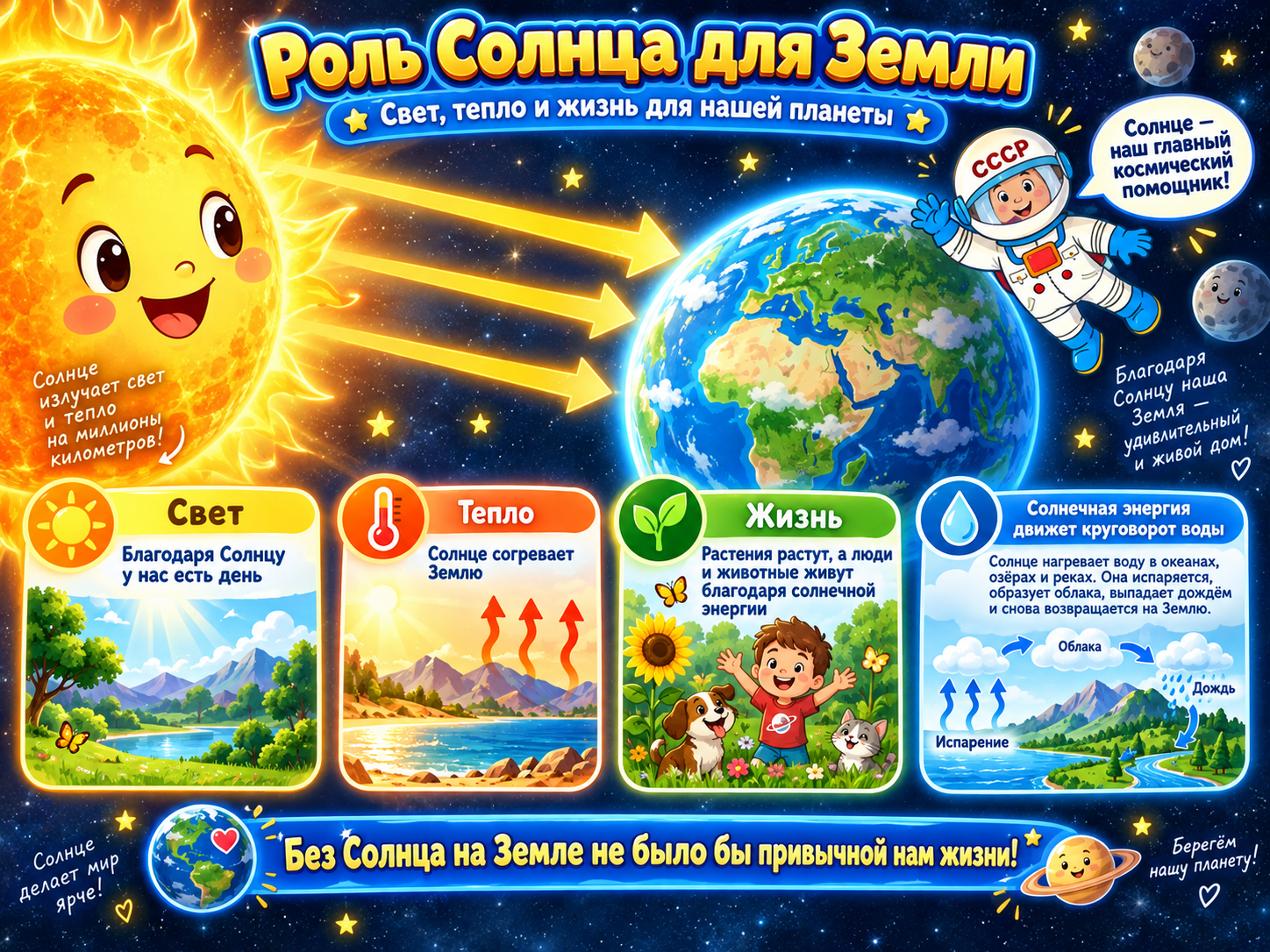Роль Солнца для Земли