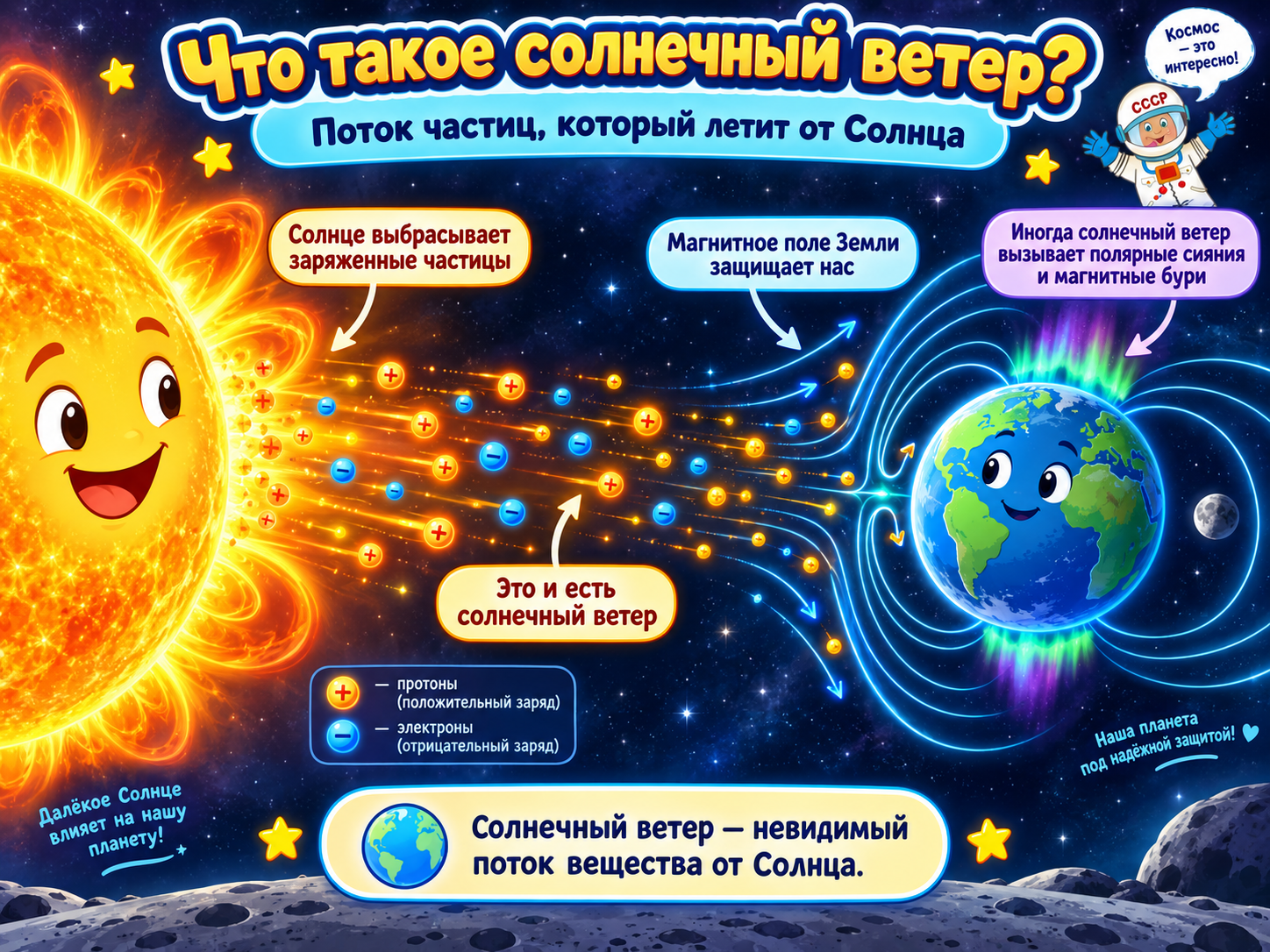 Что такое солнечный ветер