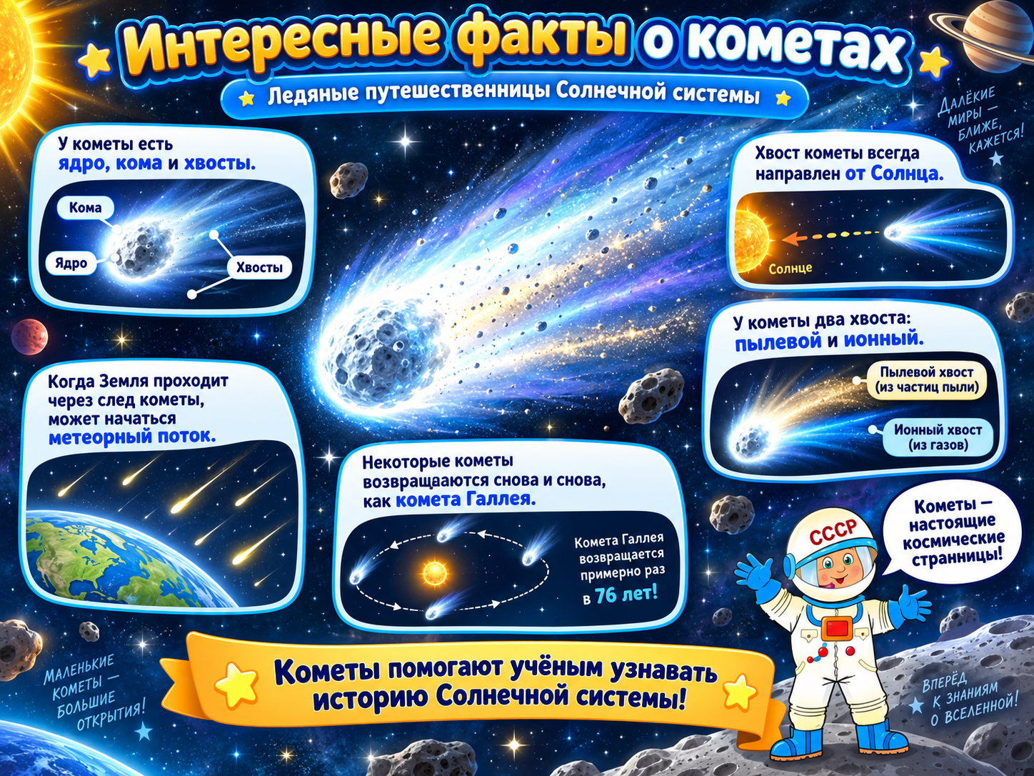 Интересные факты о кометах