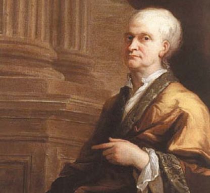 Портрет Исаака Ньютона. Джеймс Торнхилл. 1712 г.